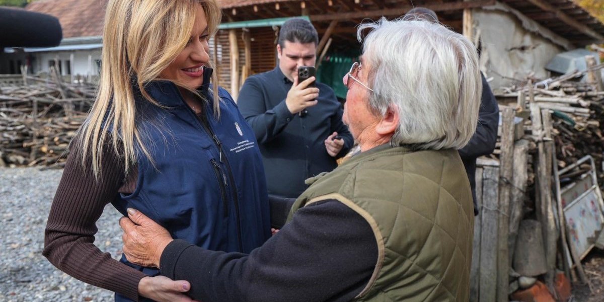 Milica Đurđević Stamenkovski obišla selo Đurinci i baku Zorku 