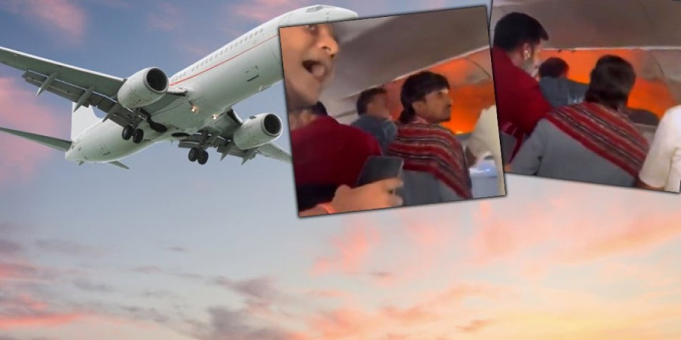 Eksplodirao punjač u avionu sa 180 putnika! Buknuo požar, izbila panika, ljudi vrištali: "Vatra, vatra!" (VIDEO)