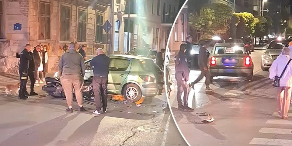 Jeziv udes u Vršcu! Povređen tinejdžer(16) u sudaru automobila i mopeda - Hitna pomoć i policija na terenu (VIDEO)