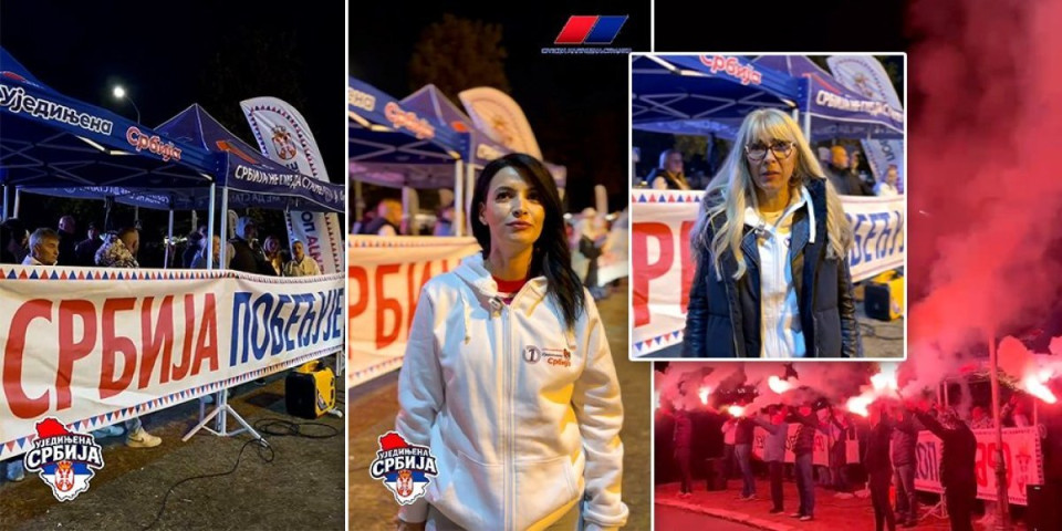 Reka ljudi preplavila kružni tok na Novom Beogradu: Svi ujedinjeni za Aleksandra Vučića i pobedu 25. oktobra! (VIDEO)