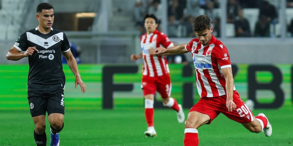 Kraj: Crvena zvezda izgubila dobijenu utakmicu u Luganu