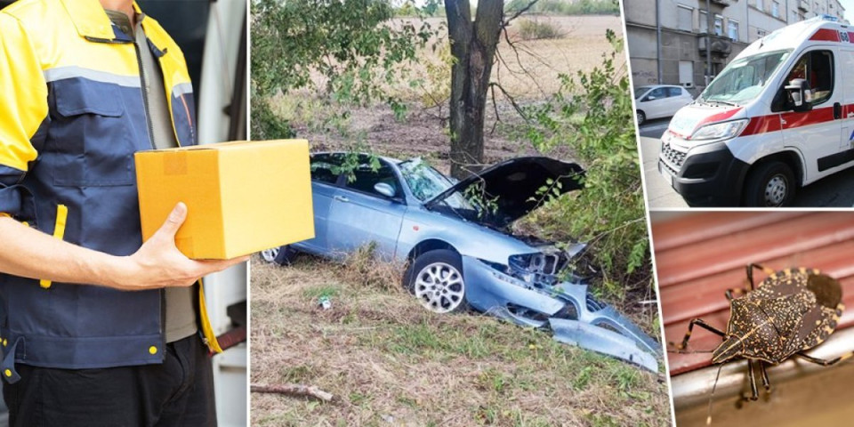 Puška iz paketa ranila poštara, smrdibuba izazvala udes! Bizarne nezgode koje su šokirale Srbiju - za dlaku izbegnute tragedije