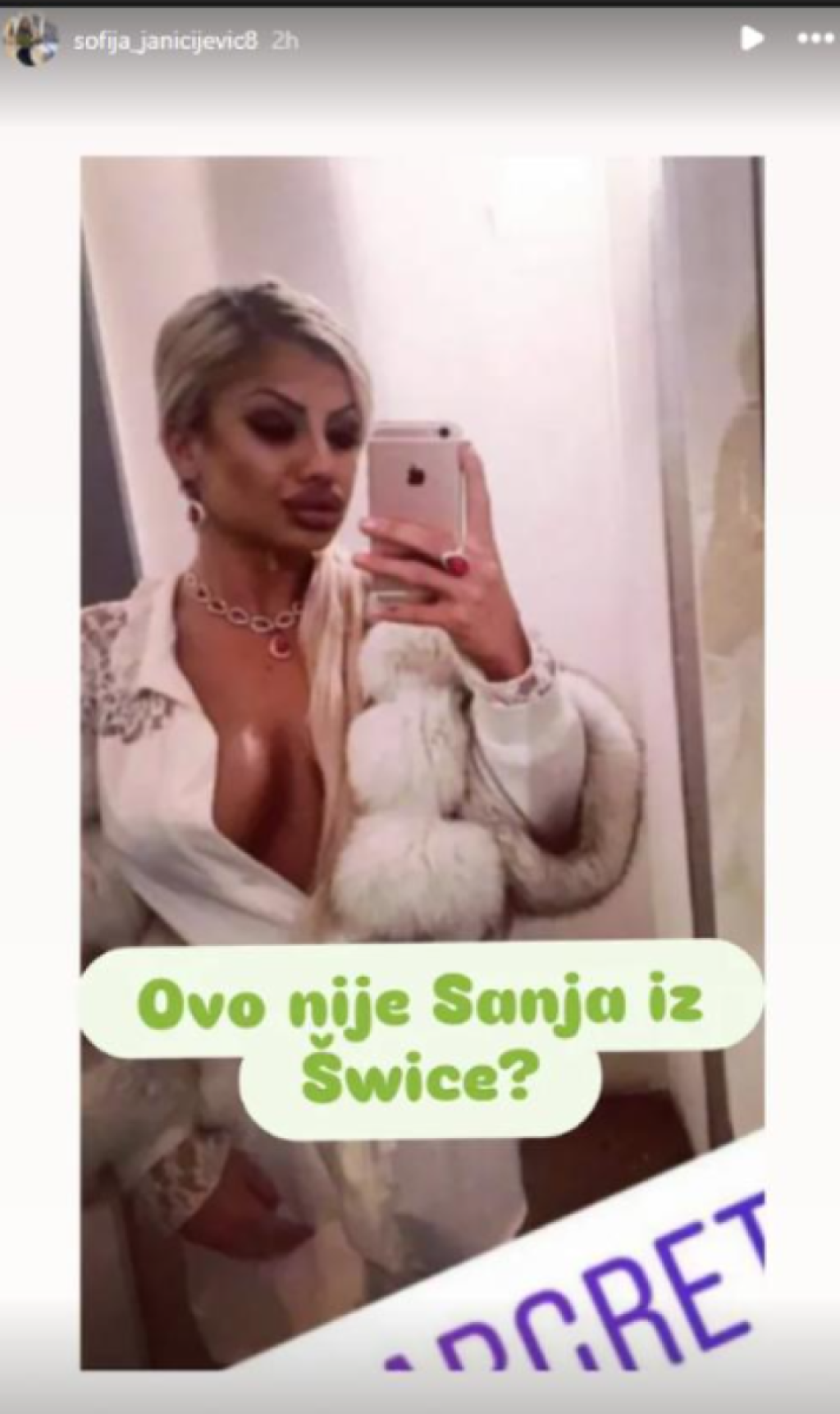 Snimak Sanje Grujić kao animir dame! Raskrinkana pred celom nacijom - Ovo će je unišiti