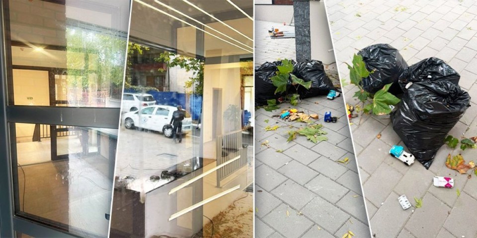 Vandalizam im je u krvi! Pogledajte kako su blokaderi unakazili novoizgrađeni Dom boraca u Kruševcu (FOTO/VIDEO)