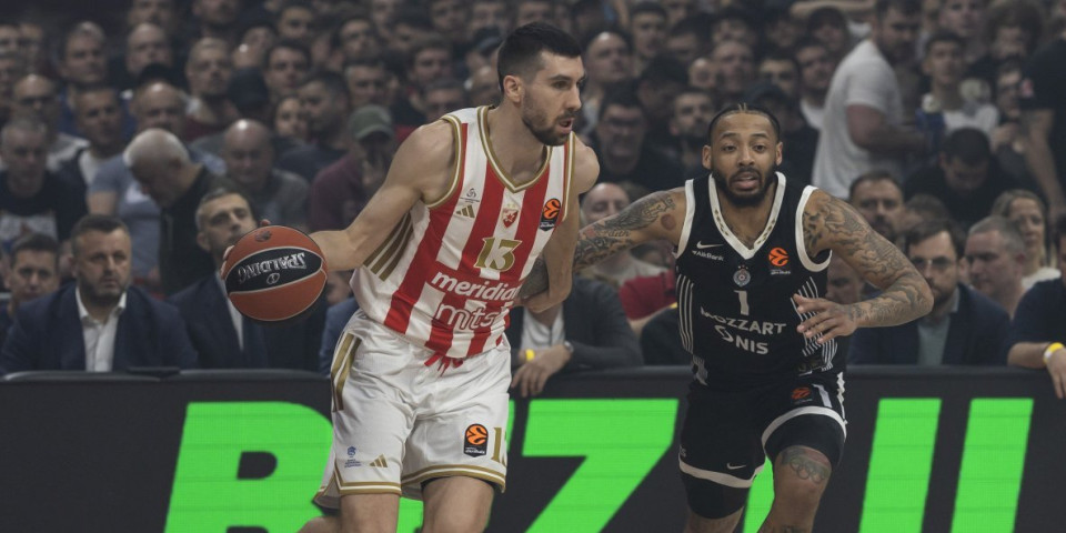 Crvena zvezda na duplo boljoj poziciji od Partizana pred "večiti" derbi u Evroligi!