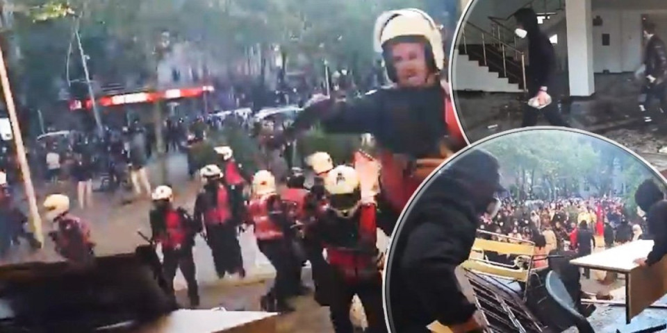 (VIDEO) Uništili Ministarstvo finansija, sve je demolirano! Ratno stanje u Tirani, horor scene iz Albanije obilaze svet