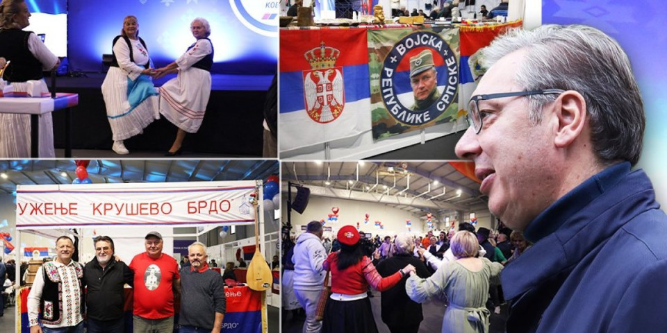 "Ori se pesma, vije se kolo": Vučić na tradicionalnom Zboru Krajišnika u Kovilovu (FOTO/VIDEO)