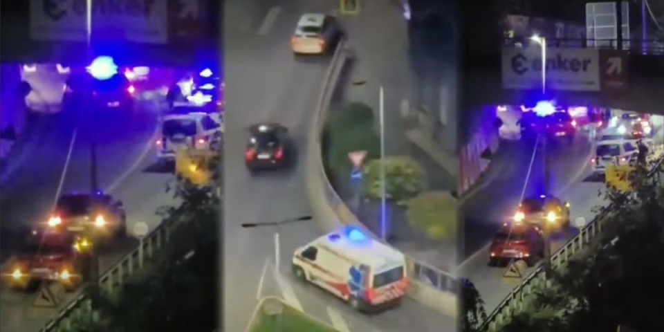 Teška saobraćajna nezgoda u Užicu: Sve vrvi od hitnih službi (VIDEO)