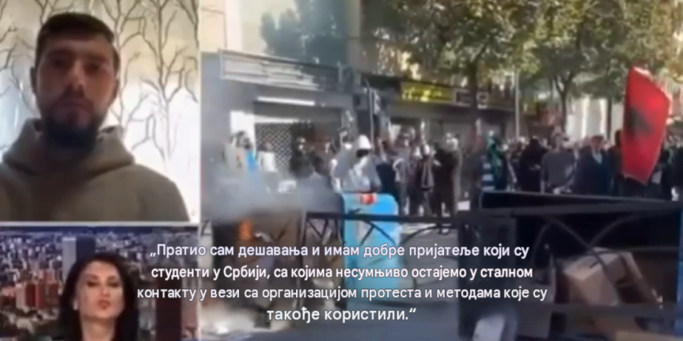Da li vam je sada jasno? Albanci javno priznali: U stalnom smo kontaktu sa studentima u Srbiji oko organizacije i metoda protesta (FOTO/VIDEO)