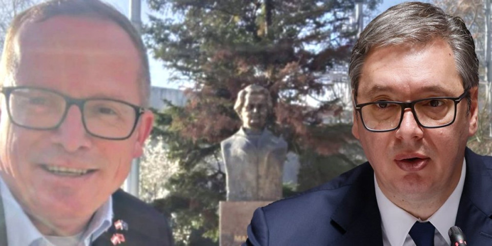 "Dalje ruke, Gintere! Dalje ruke od male Milice!" Vučić oštro odgovorio Felingeru: "Nećemo dati da taknete njen spomenik"