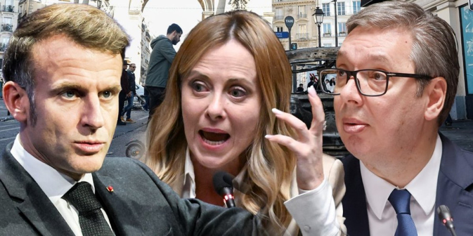 "Želim mnogo sreće Meloni i Makronu!" Vučić o neredima u Francuskoj i Italiji: Da sačuvaju te prelepe zemlje i da ih odbrane od onih koji žele njihovo uništenje