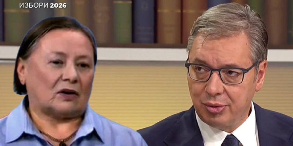 "Doveli genija od žene koja nije mogla dve reči da prozbori, smejao sam se!" Vučić rasturio blokadere u "Ćirilici" (FOTO)