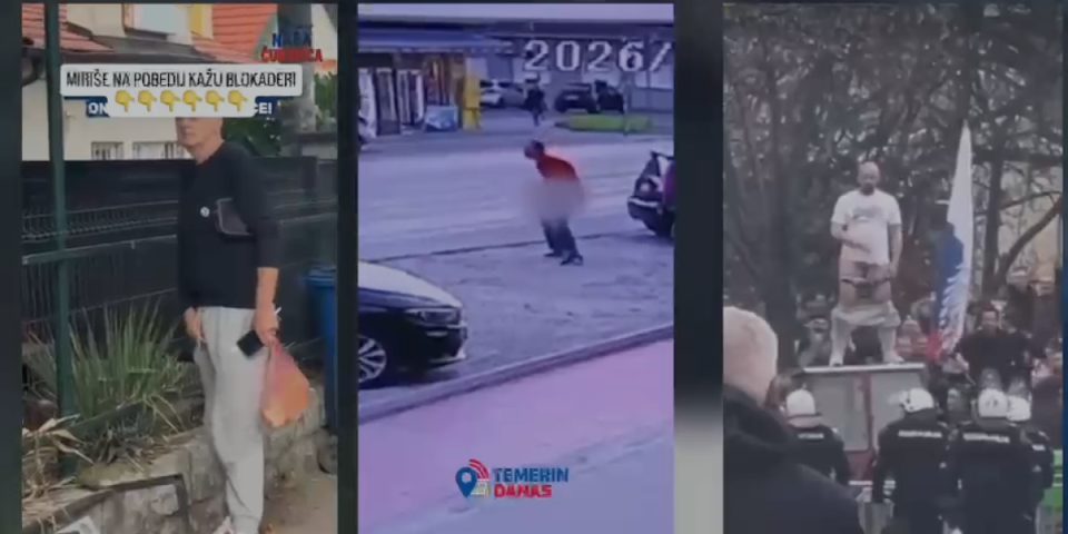 Uznemirujući snimci blokadera: Skidanje pantalona i pokazivanje polnog organa! Da li ovakvu Srbiju želite?