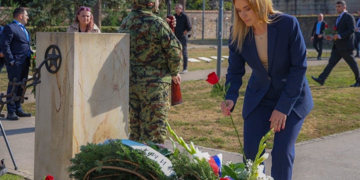 Milica Đurđević Stamenkovski odala počast herojima Beograda