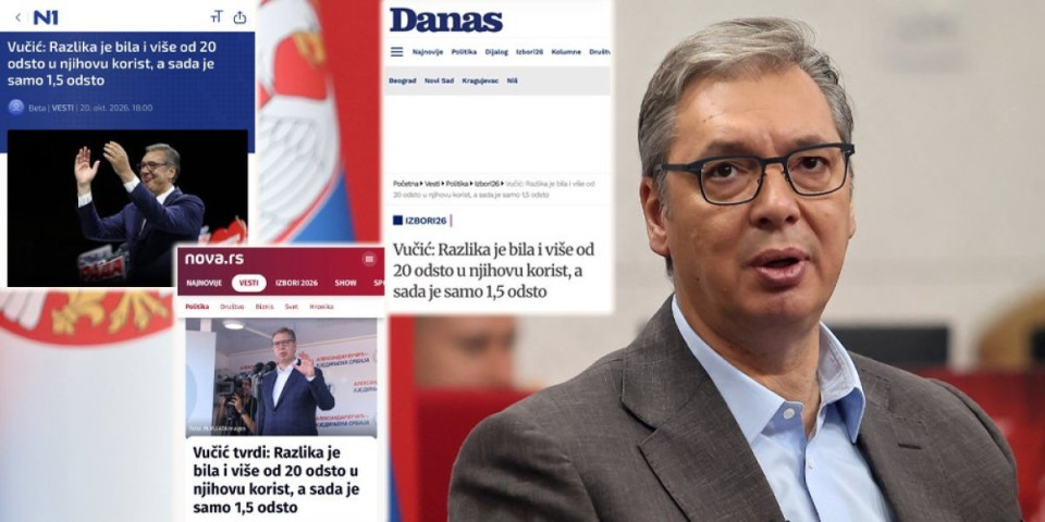 Slušate li vi šta čovek priča?! Vučić ismejao lažna istraživanja - Blokaderska glasila to prenela kao ozbiljnu vest (FOTO/VIDEO)