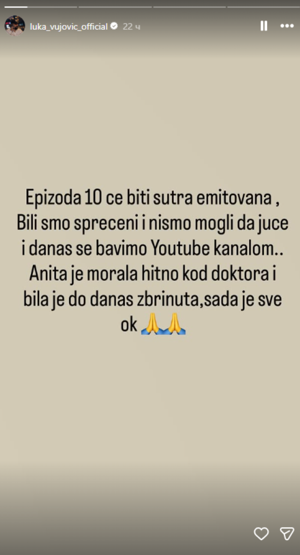 Trudna Anita hitno hospitalizovana: Otac bebe otkrio u kakvom je stanju sada!