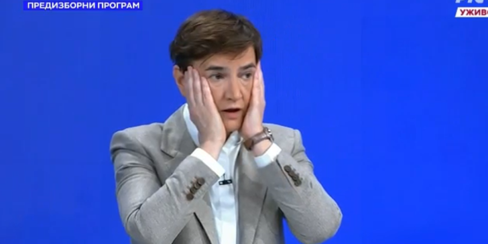 Elementarno neznanje blokadera! Ana Brnabić se uhvatila za glavu posle ovih reči: Dajte bar se spremite za emisiju (VIDEO)