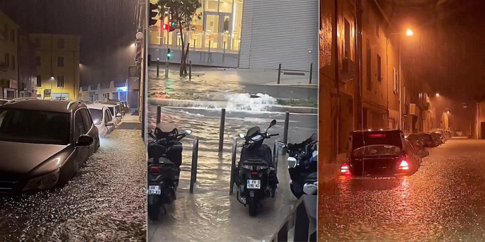 (VIDEO) Horor u Francuskoj! Nakon protesta i haosa, stigao je i gnev prirode: Kataklizma na ulicama najvećih gradova, scene su užasne