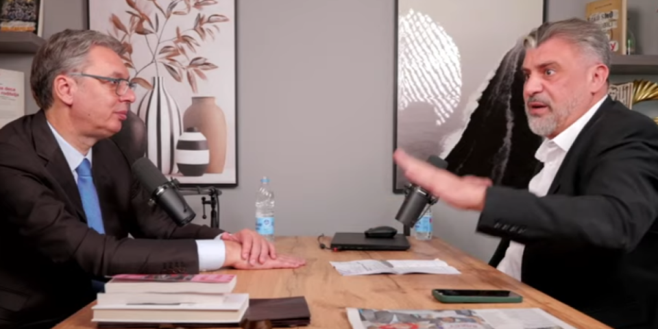 Vučić u podkastu Albatros! Vučić: Boriću se do poslednjeg sekunda - cilj mi je da pobedim (VIDEO)