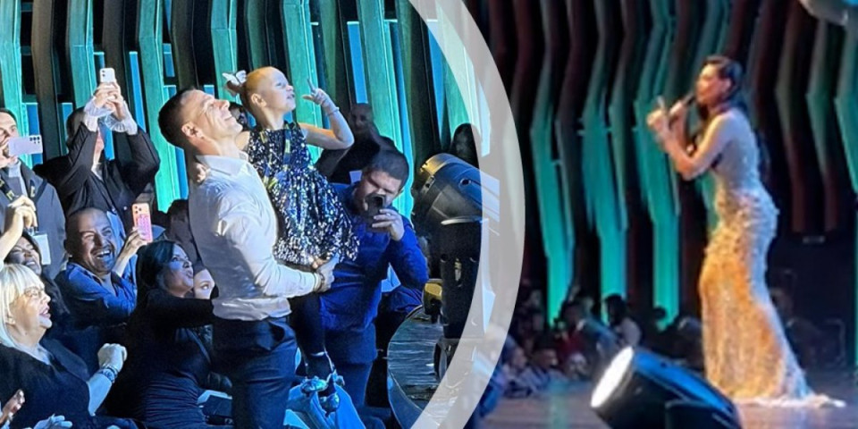Uhvatili smo Marka Gobeljića! Fudbaler ne skida pogled s Kaće - Evo pored koga je smešten na koncertu