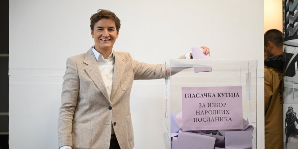 Oglasila se Brnabić: Pozdravljam veliku izlaznost, bez obzira na to ko pobedi, očekujem...