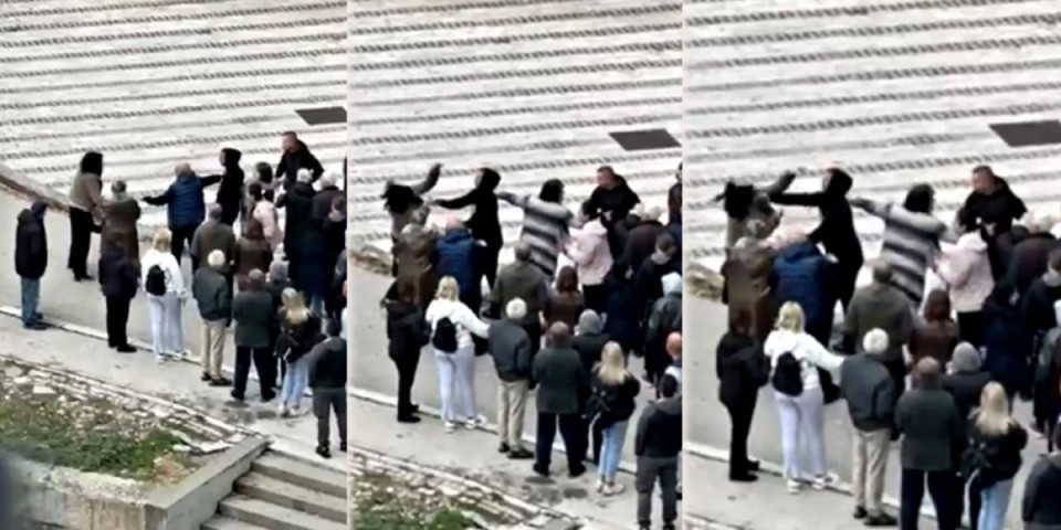 Siledžija šamarao ženu u redu za glasanje: Nema kraja blokaderskom teroru (VIDEO)
