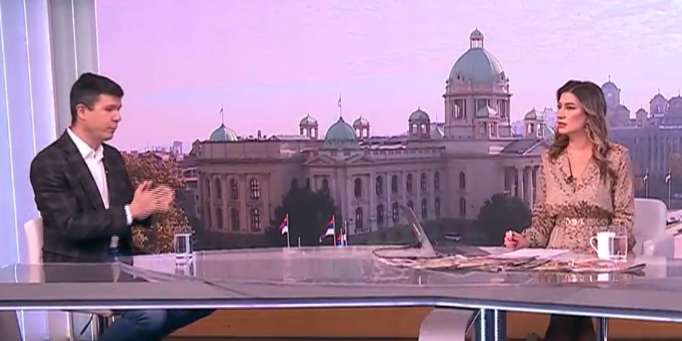 Za ovo je potrebna velika hrabrost! Pogledajte kako je voditeljka TV Prva branila Informer od napada Borisa Malagurskog (VIDEO)