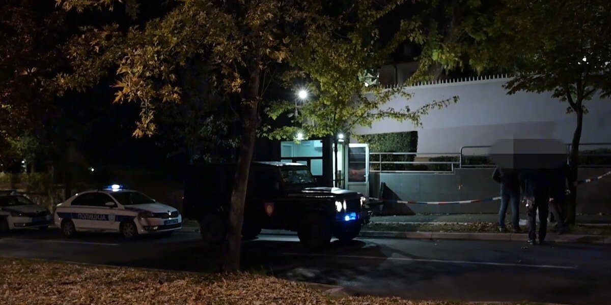 Teroristički napad ispred ambasade Izraela u Beogradu

