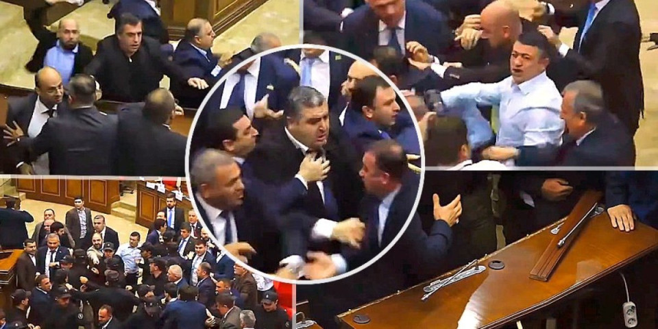 (VIDEO) Masovna tuča u skupštini! Pesnice lete na sve strane, totalni haos na sednici