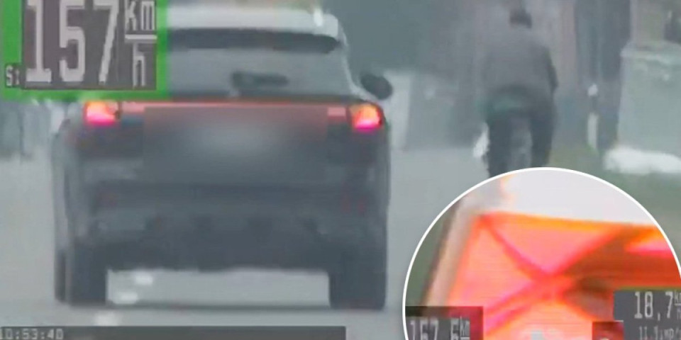 Snimak koji ledi krv u žilama: Pogledajte kako potencijalni ubica divlja po Smederevu (VIDEO)