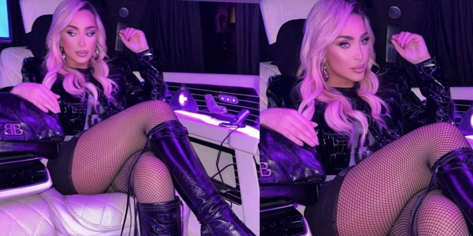 Seksi mrežica zapalila muški rod! Prekrstila noge u minjaku, pa fotkala odozdo - Nije za one sa slabim srcem