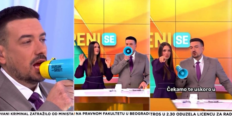 Voditelj Nove S uz megafon slavi progon medija i najavljuje dolazak Severine - A da li nam nakon nje dovode i Tompsona?! (VIDEO)