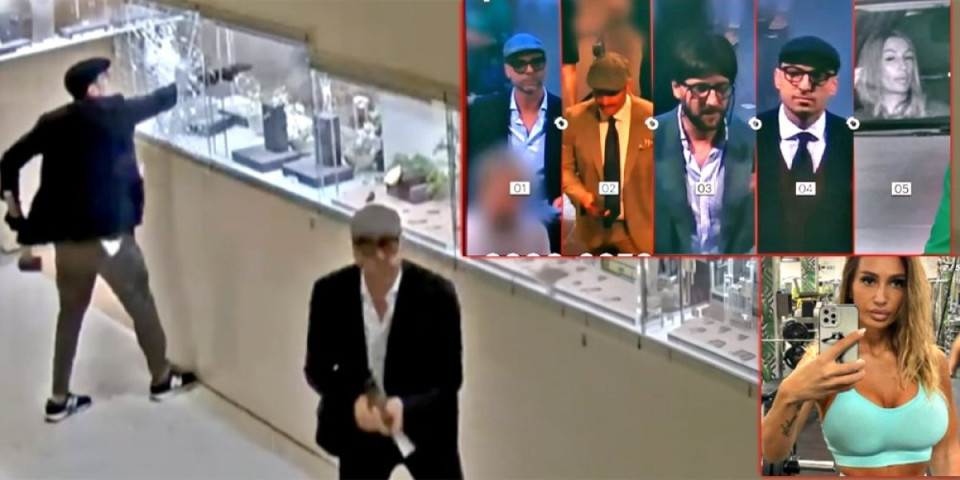 Pink Panteri i Ninoslava ukrali žuti dijamant za minut i po! Holandska policija steže obruč za pljačkašima nakita